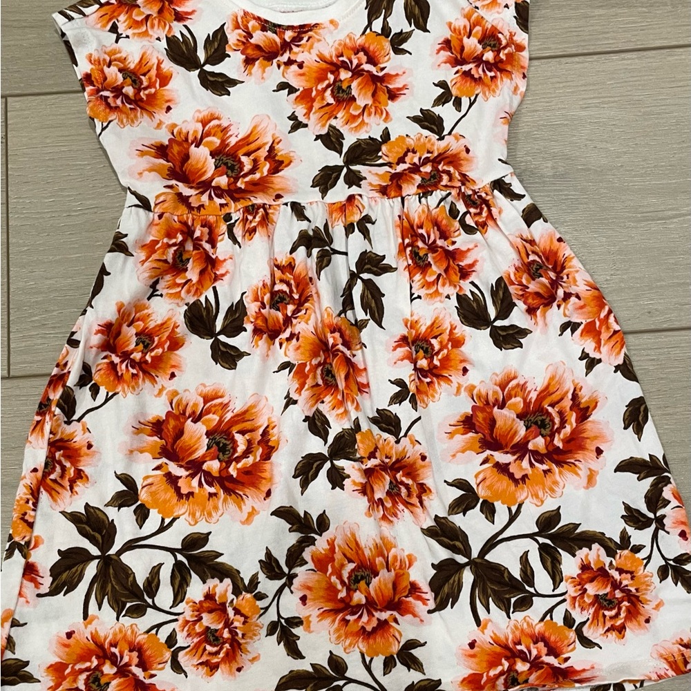 Old Navy Toddler Girls Cap Sleeve Floral Dress – Size 3T